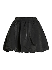 VILA Black Bubble Hem Balloon Skirt - Image 6 of 6