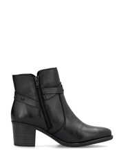 Rieker Womens Smart Black Boots - Image 2 of 10