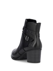 Rieker Womens Smart Black Boots - Image 6 of 10