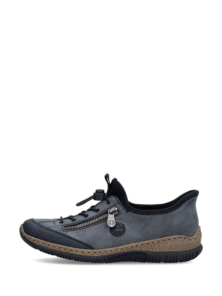 Rieker Womens Ready To Go Hand Free Trainer Shoes - Image 3 of 10