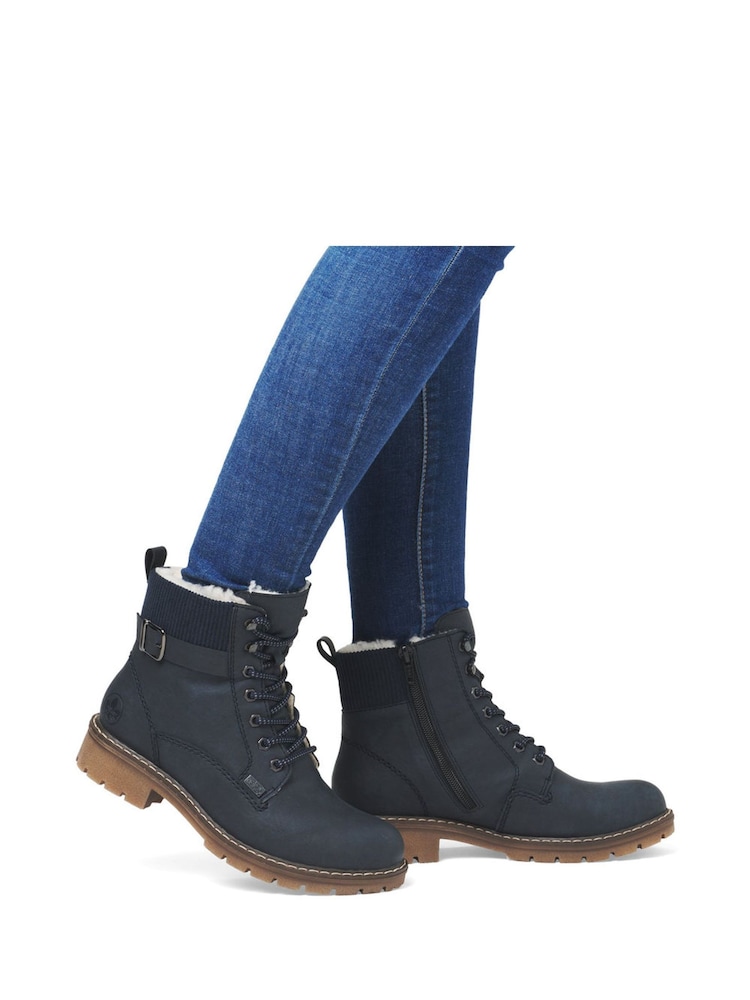 Rieker Womens Blue Walking Boots - Image 1 of 10