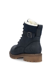 Rieker Womens Blue Walking Boots - Image 5 of 10