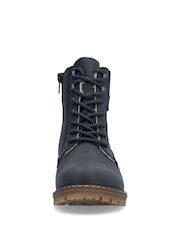Rieker Womens Blue Walking Boots - Image 7 of 10