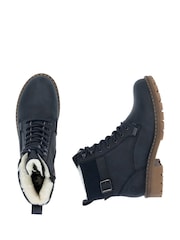 Rieker Womens Blue Walking Boots - Image 8 of 10