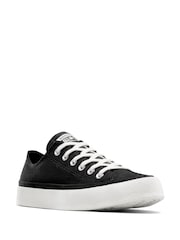 Converse Black Chuck Taylor All Star Crepe Sole Low Trainers - Image 6 of 11
