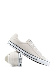 Converse Cream Chuck Taylor All Star Dainty Lucky Low Trainers - Image 6 of 8