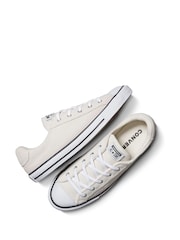 Converse Cream Chuck Taylor All Star Dainty Lucky Low Trainers - Image 7 of 8