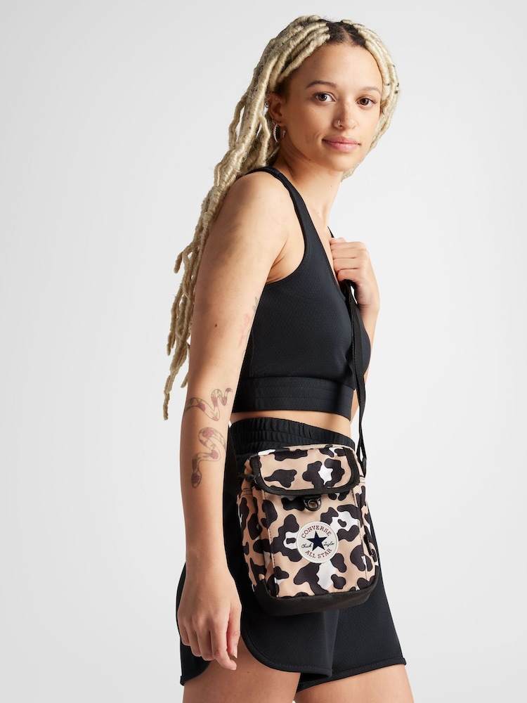 Converse Animal Print Leopard Print Cross-Body Bag - Image 6 of 7