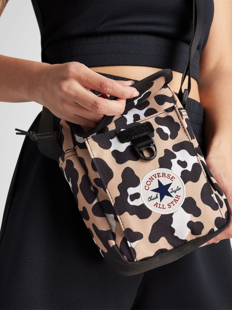 Converse Animal Print Leopard Print Cross-Body Bag - Image 7 of 7