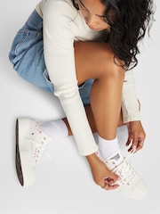 Converse White Chuck Taylor All Star Lift Joyful Floral Print Low Trainers - Image 10 of 10