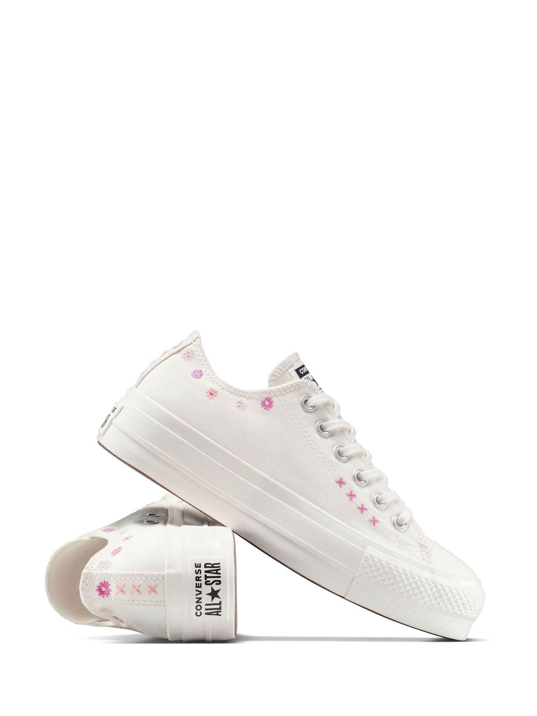 Buy Converse White Chuck Taylor All Star Lift Joyful Floral Print