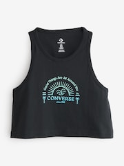 Converse Black 100% Cotton Good Vibes Tank Top - Image 1 of 1