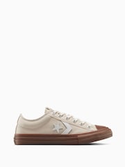 Converse Brown Youth Star Player 76 Gum Sole Trainers - Image 1 of 7