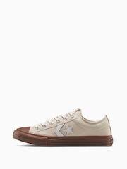 Converse Brown Youth Star Player 76 Gum Sole Trainers - Image 2 of 7
