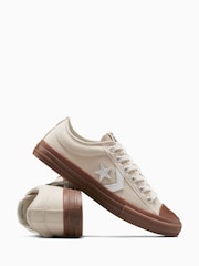 Converse Brown Youth Star Player 76 Gum Sole Trainers - Image 5 of 7