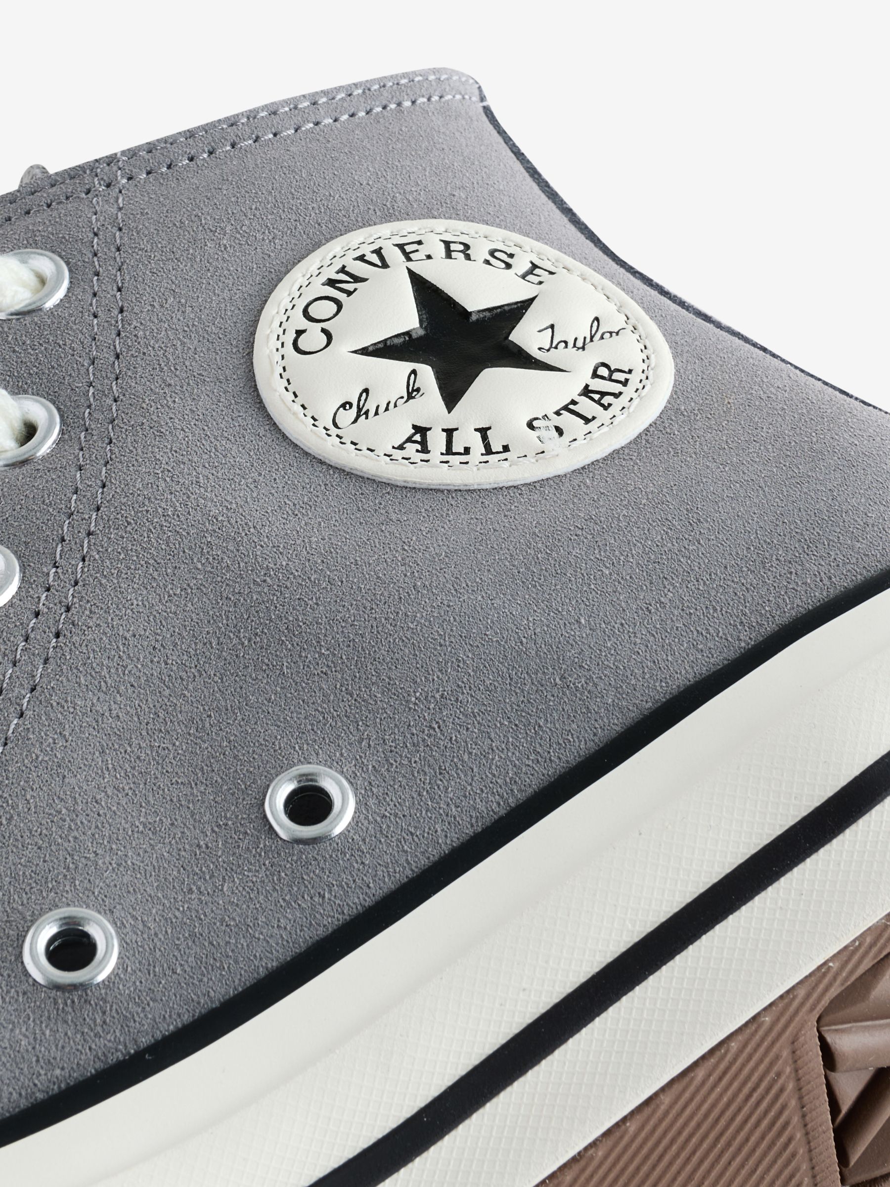 Buy Converse Grey Chuck Taylor All Star Crafted Color Trainers