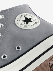 Converse Grey Chuck Taylor All Star Crafted Color Trainers - Image 11 of 14