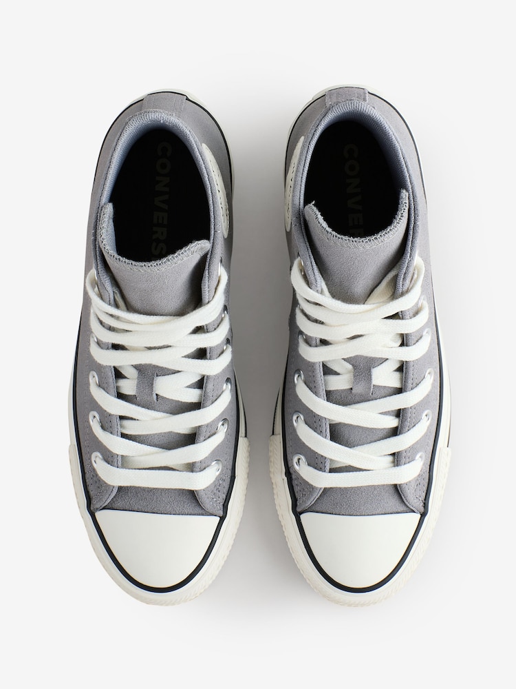 Converse Grey Chuck Taylor All Star Crafted Color Trainers - Image 17 of 17