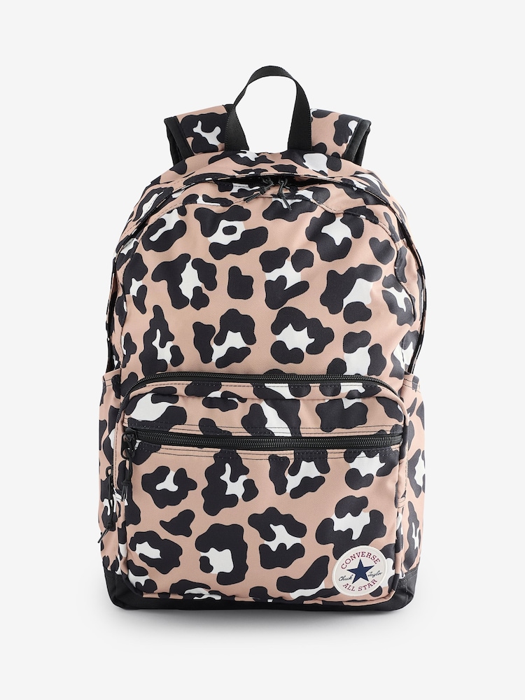 Converse Animal Print Go 2 Leopard Print Backpack - Image 1 of 14