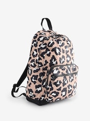 Converse Animal Print Go 2 Leopard Print Backpack - Image 3 of 14
