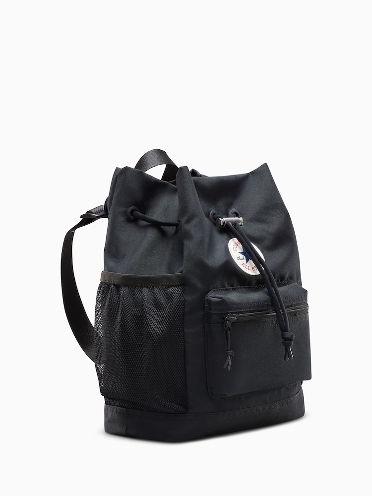 Converse Black Go Lo Cinched Bucket Bag - Image 4 of 7