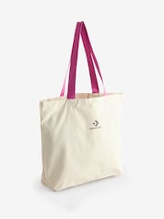 Converse Green Star Chevron Canvas Tote Bag - Image 2 of 5