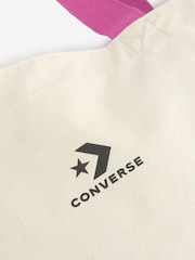 Converse Green Star Chevron Canvas Tote Bag - Image 4 of 5