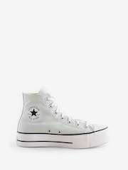 Converse Blue Chuck Taylor All Star Lift Trainers - Image 1 of 9