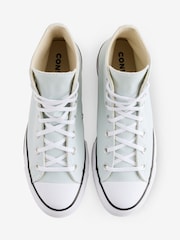 Converse Blue Chuck Taylor All Star Lift Trainers - Image 6 of 9