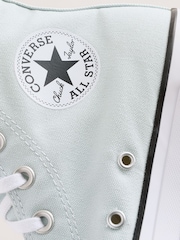 Converse Blue Chuck Taylor All Star Lift Trainers - Image 8 of 9