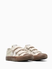 Converse Brown Junior Star Player 76 Gum Sole Trainers - Image 3 of 7
