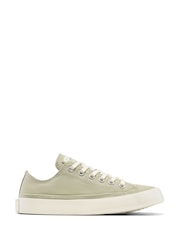 Converse Green Chuck Taylor All Star Crepe Sole Low Trainers - Image 1 of 7