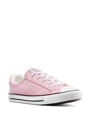 Converse Pink Chuck Taylor All Star Dainty Lucky Low Trainers - Image 3 of 8