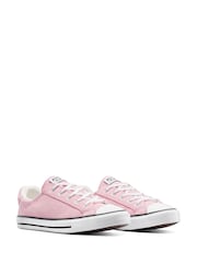 Converse Pink Chuck Taylor All Star Dainty Lucky Low Trainers - Image 5 of 8