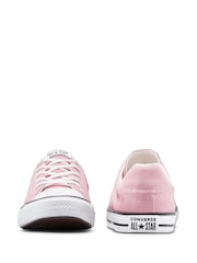 Converse Pink Chuck Taylor All Star Dainty Lucky Low Trainers - Image 6 of 8