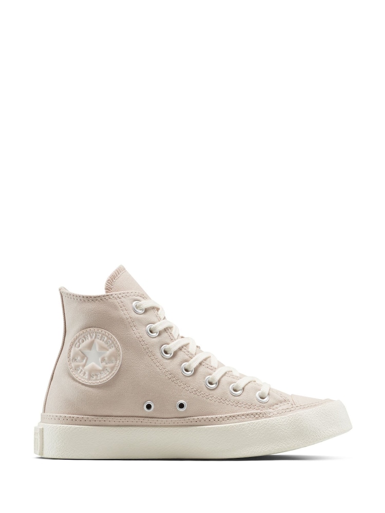 Converse Pink Chuck Taylor All Star Crepe Sole Trainers - Image 1 of 9