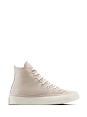 Converse Pink Chuck Taylor All Star Crepe Sole Trainers - Image 3 of 9
