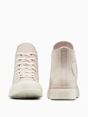 Converse Pink Chuck Taylor All Star Crepe Sole Trainers - Image 8 of 9