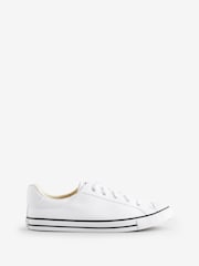 Converse White Chuck Taylor All Star Dainty Lucky Low Trainers - Image 1 of 9