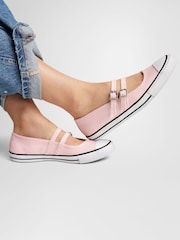 Converse Pink Chuck Taylor All Star Dainty Mary Jane Trainers - Image 1 of 18