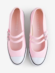 Converse Pink Chuck Taylor All Star Dainty Mary Jane Trainers - Image 11 of 18