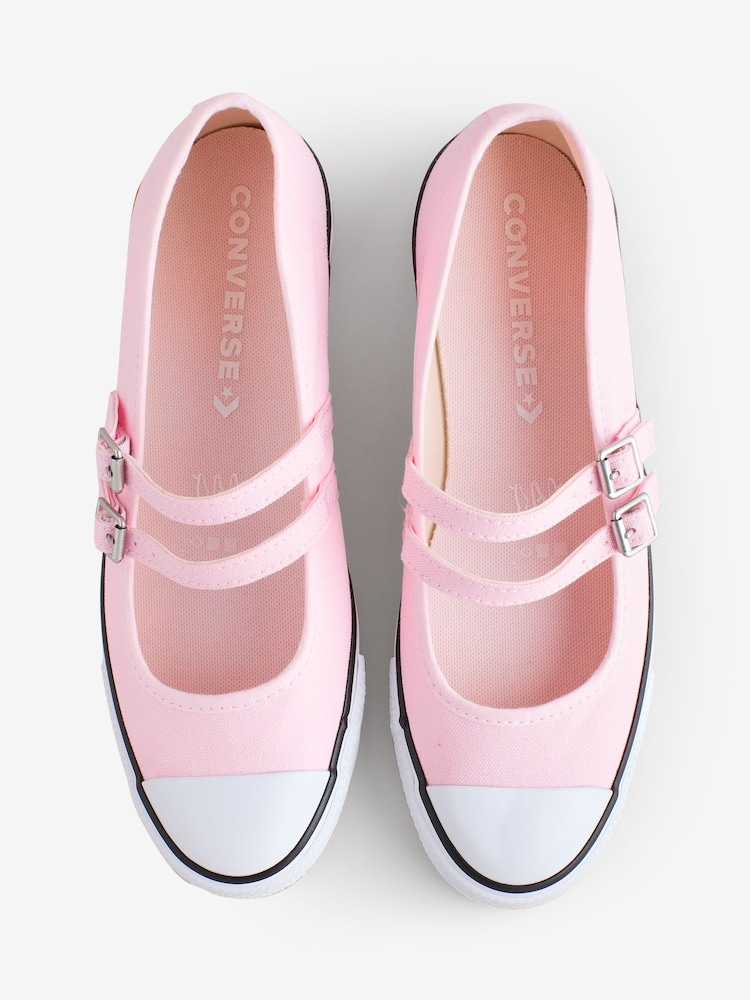 Converse Pink Chuck Taylor All Star Dainty Mary Jane Trainers - Image 11 of 18