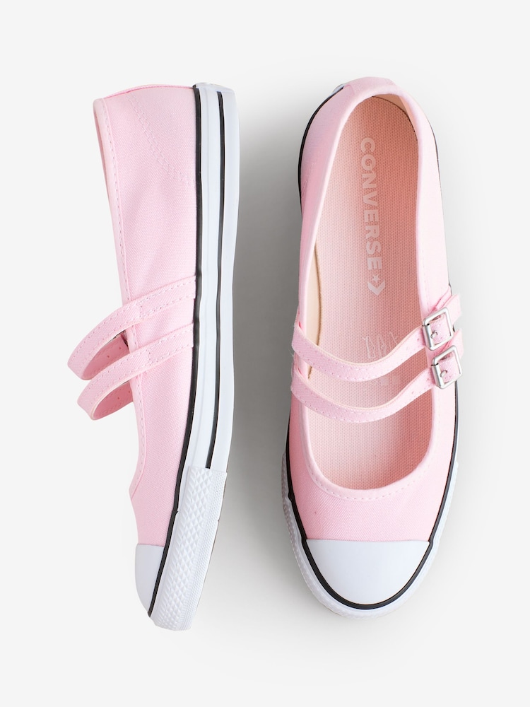 Converse Pink Chuck Taylor All Star Dainty Mary Jane Trainers - Image 18 of 18