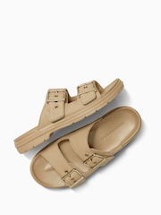 Converse Brown Chuck Taylor All Star Lugged Platform Sandals - Image 4 of 5