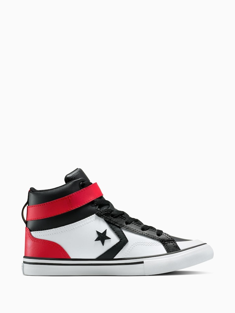 Converse Red Youth Pro Blaze Strap Trainers - Image 1 of 7