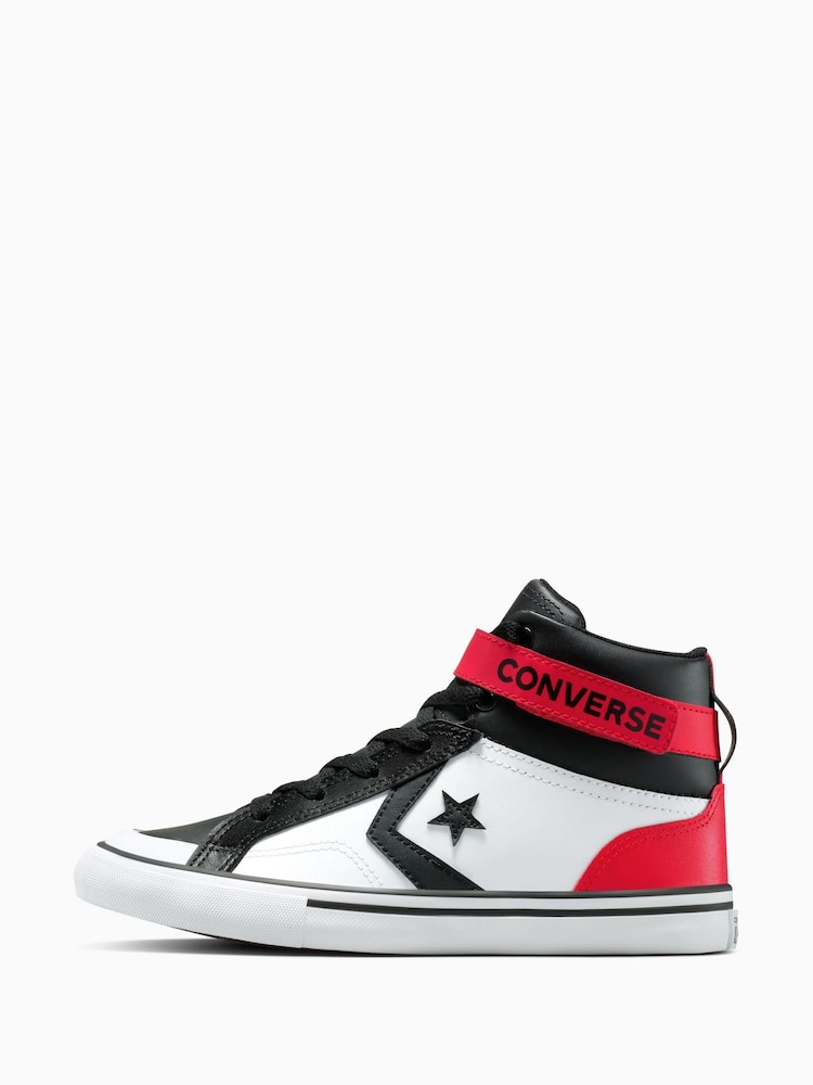 Converse Red Youth Pro Blaze Strap Trainers - Image 2 of 7