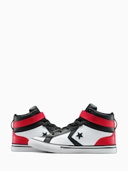 Converse Red Youth Pro Blaze Strap Trainers - Image 6 of 7