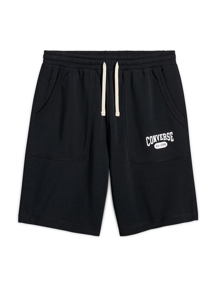 Converse Black Retro All Star 9" Shorts - Image 1 of 3 Converse Black Retro All Star 9" Shorts - Image 1 of 3