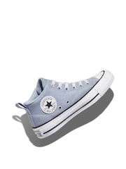 Converse Blue Youth Chuck Taylor Malden Street Trainers - Image 3 of 8