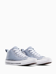Converse Blue Youth Chuck Taylor Malden Street Trainers - Image 4 of 8